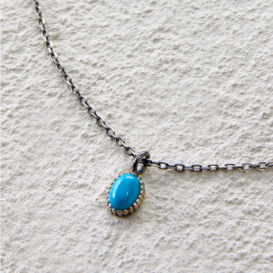 EnSage 925 Sterling Silver Turquoise Necklace