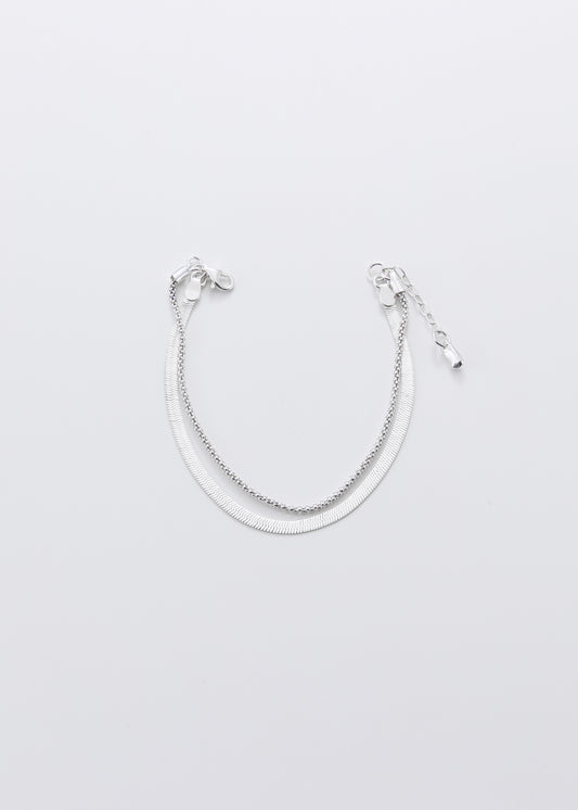 Double Layer Snake Bone Bracelets