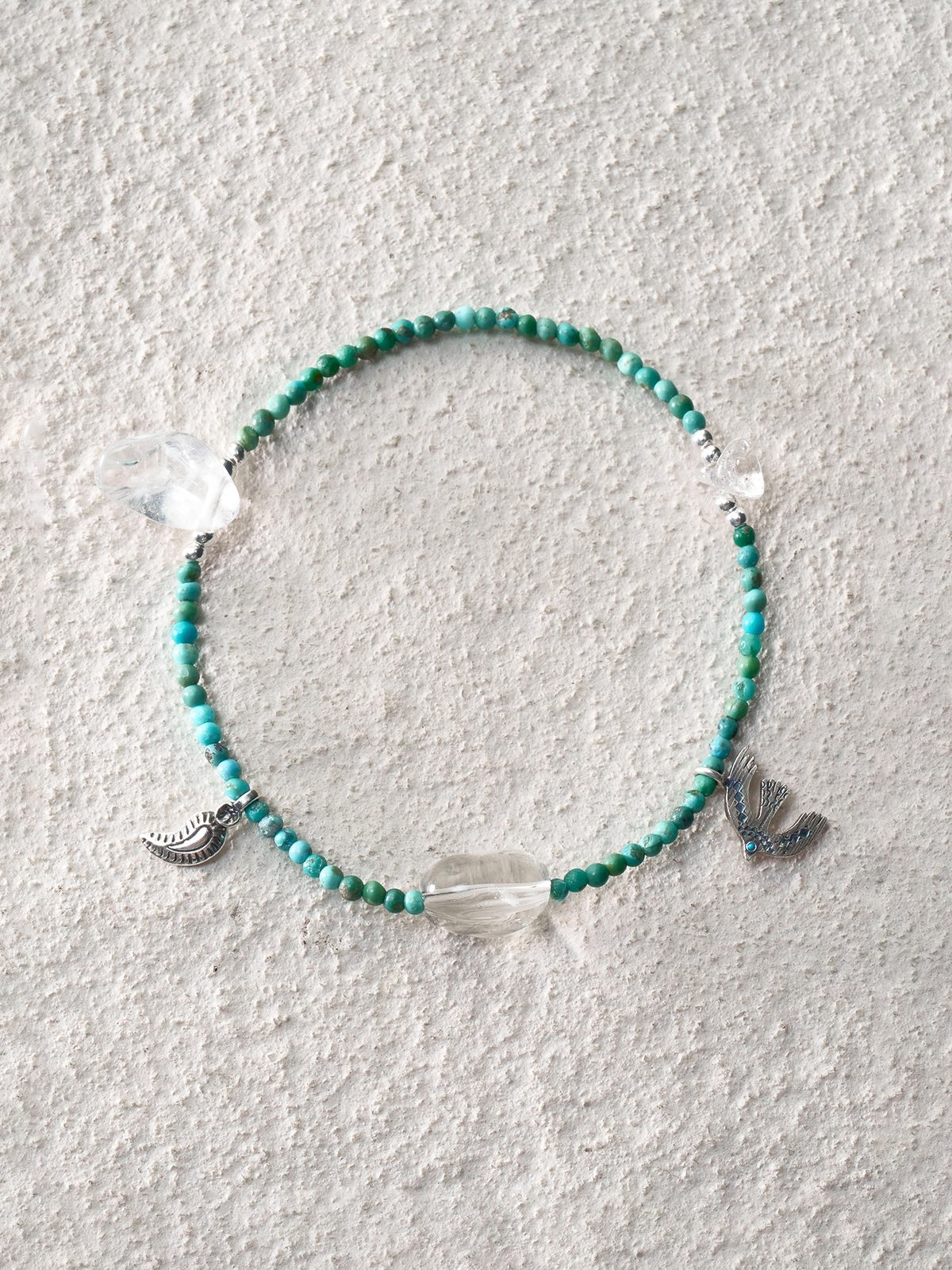 Lake Light Resting Bird Bracelet