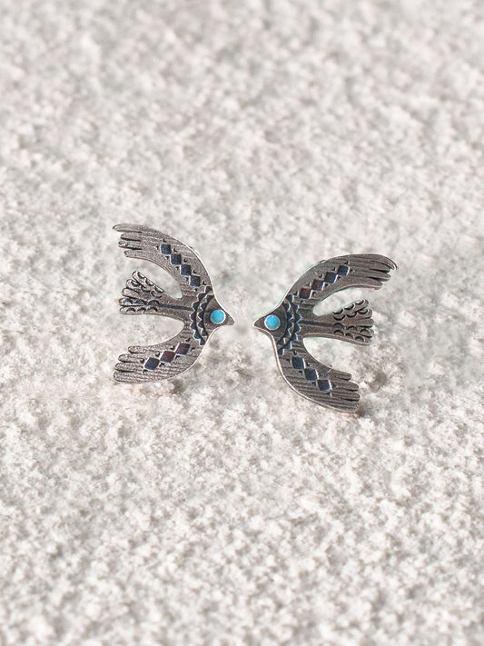 Silent Thunder Stud Earrings