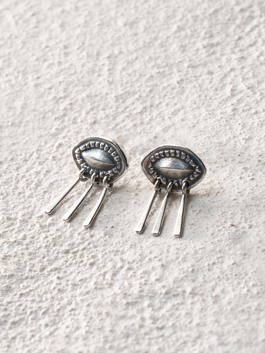 Lash Feather Stud Earrings S