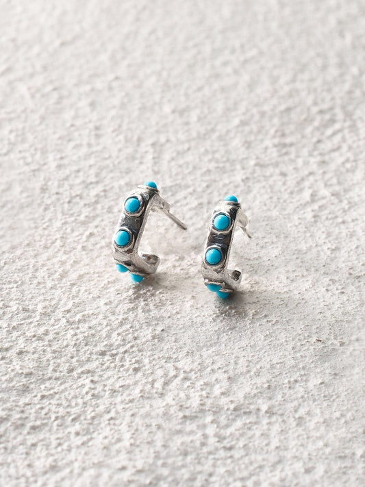 Small Square Stud Earrings
