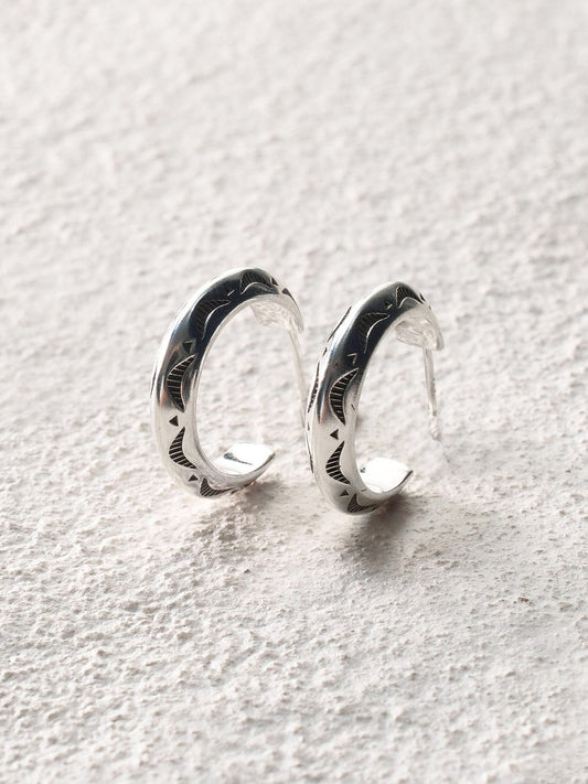 Totem Hoop Earrings Medium
