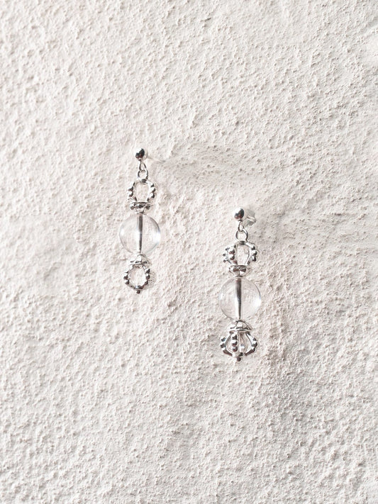 Spirit Horn Vajra Drop Earrings