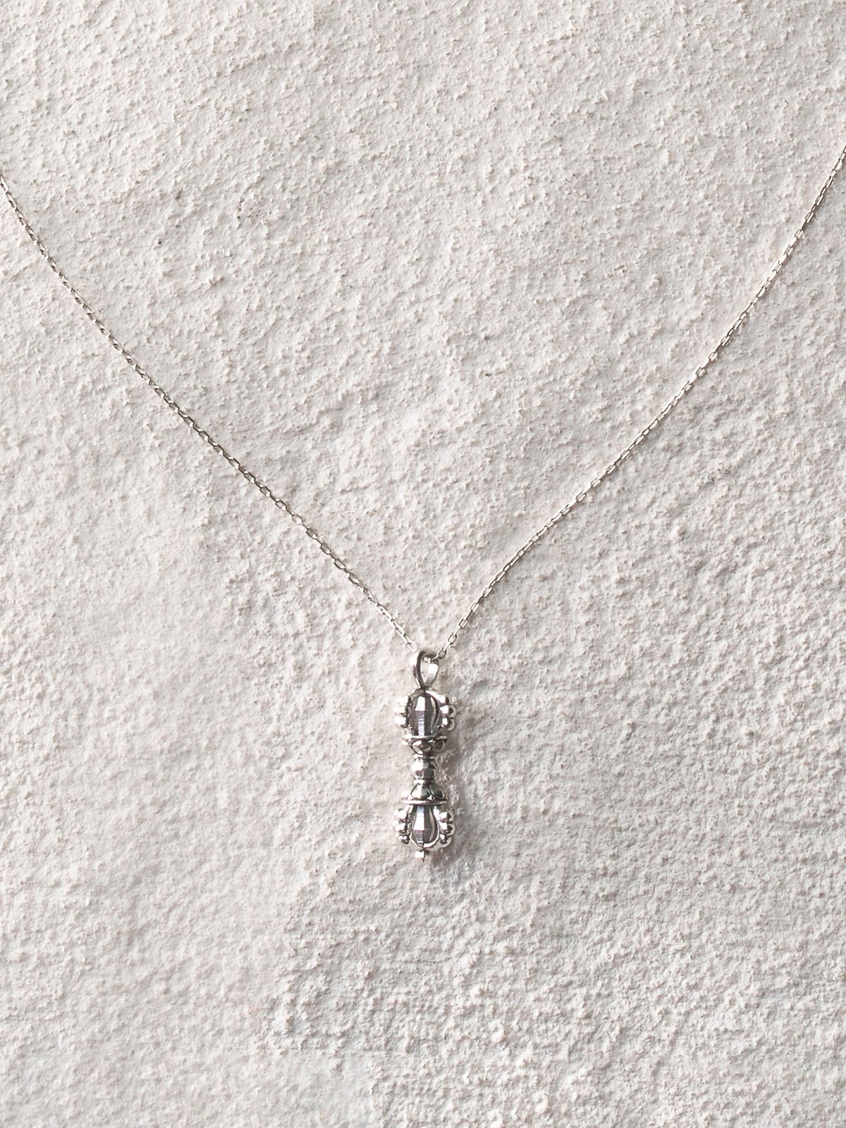 Pure Silver Vajra Necklace