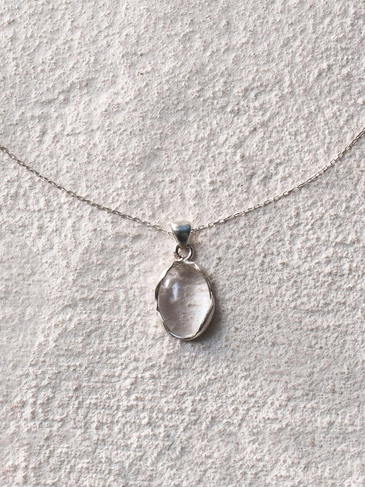 Clear Flowing Light Necklace
