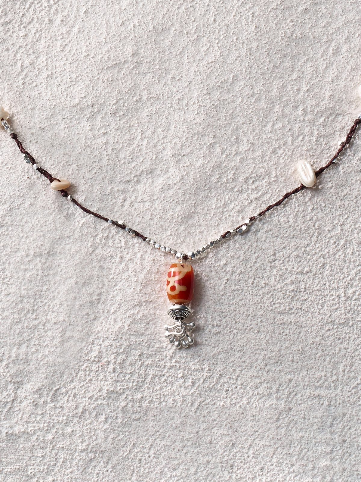 Dzi Guardian Necklace