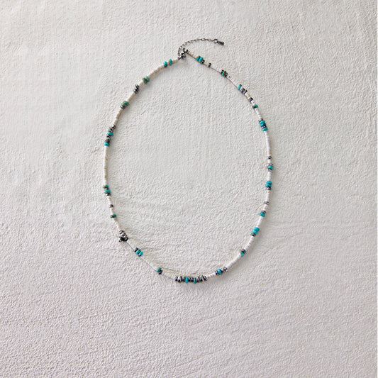 EnSage Natural Turquoise Beaded Necklace