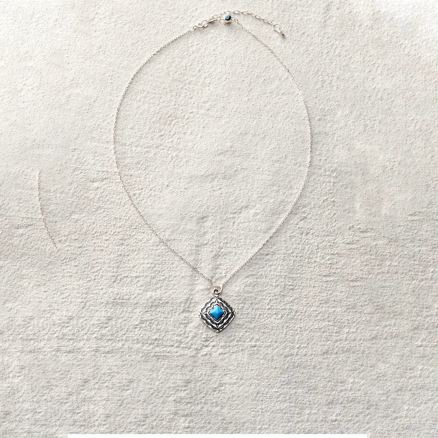 ensage-tokyo-spirit-seal-necklace-925-sterling-silver-square-turquoise-inlay-geometric-engraving-pendant