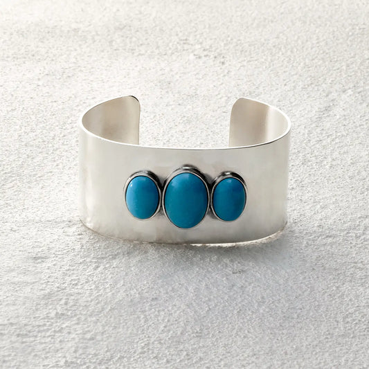 ensage-tokyo-triple-stone-cuff-925-sterling-silver-three-large-oval-turquoise-inlays-high-polish-finish