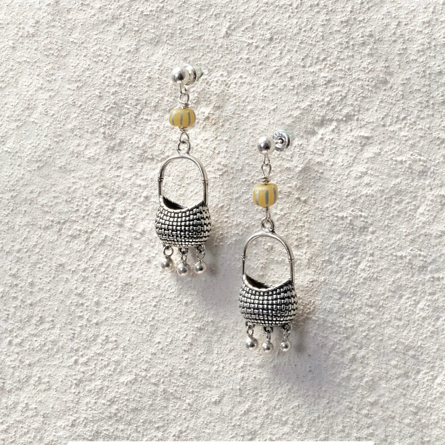 ensage-tokyo-hand-woven-basket-design-earrings-925-sterling-silver-with-turquoise-and-colorful-glass-beads