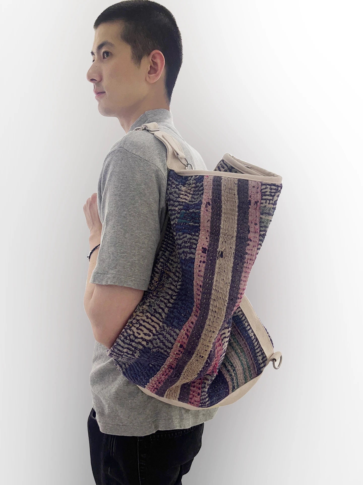 Boho Patchwork Sling Bag
