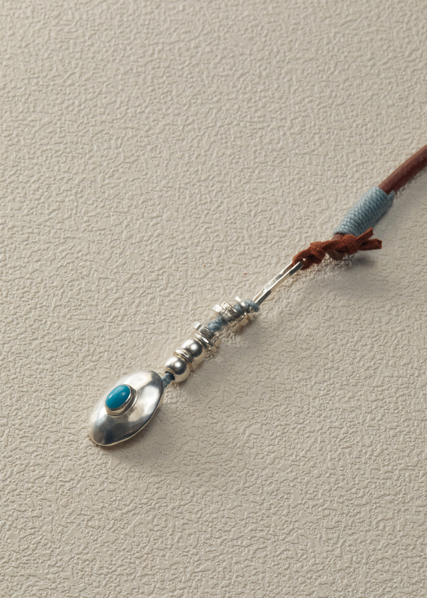 Turquoise Leather Cord Bracelet