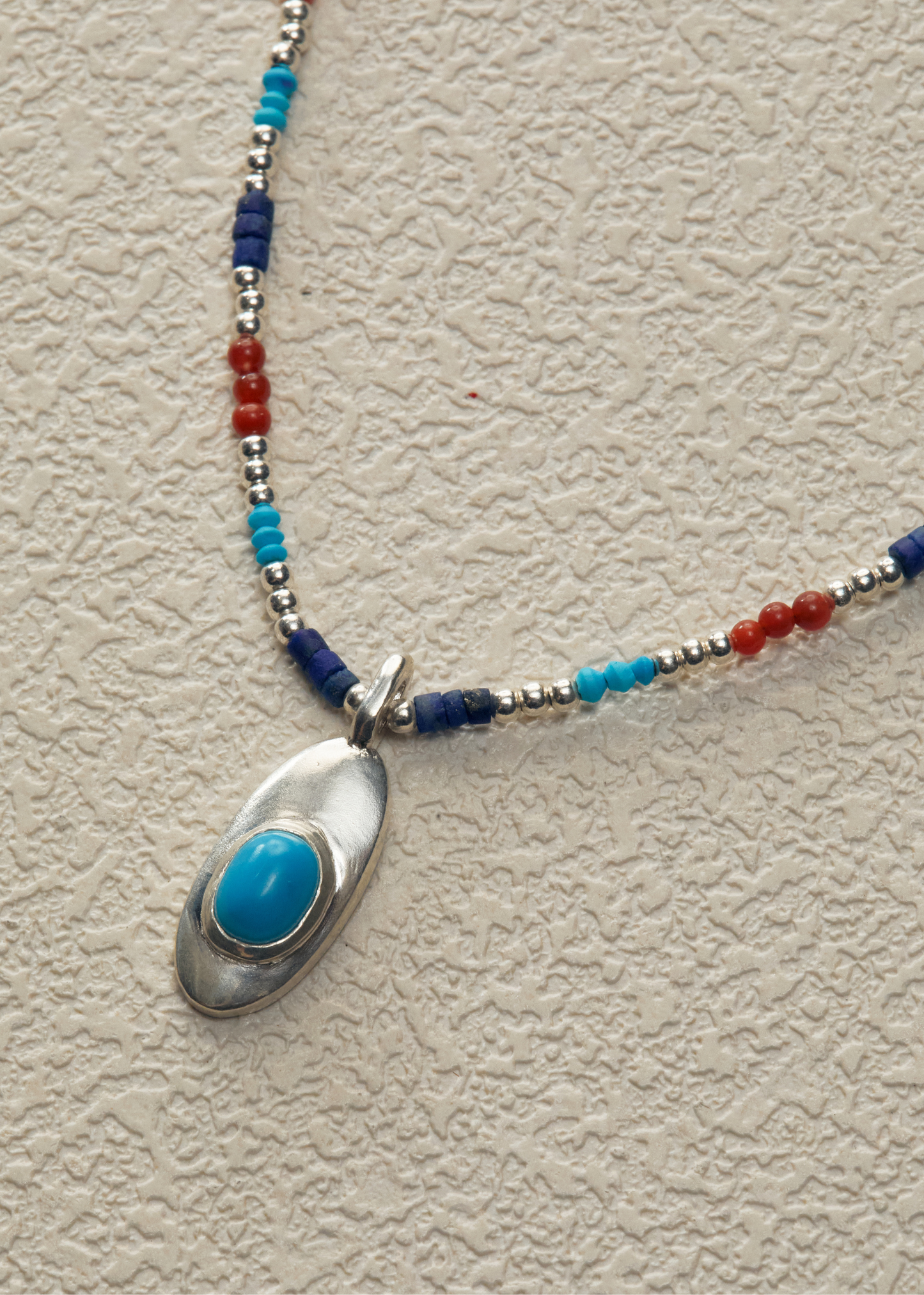 Blue Beaded Necklace