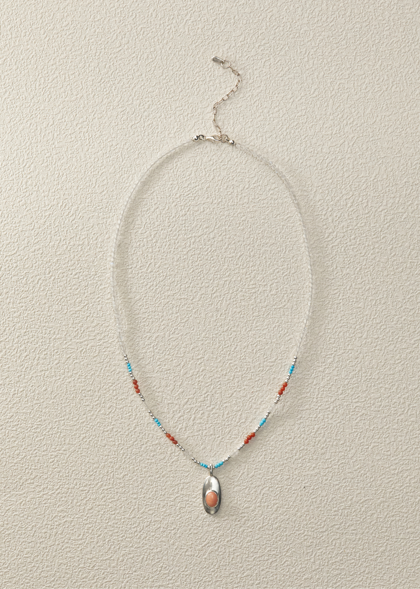 Orange Beaded Necklace