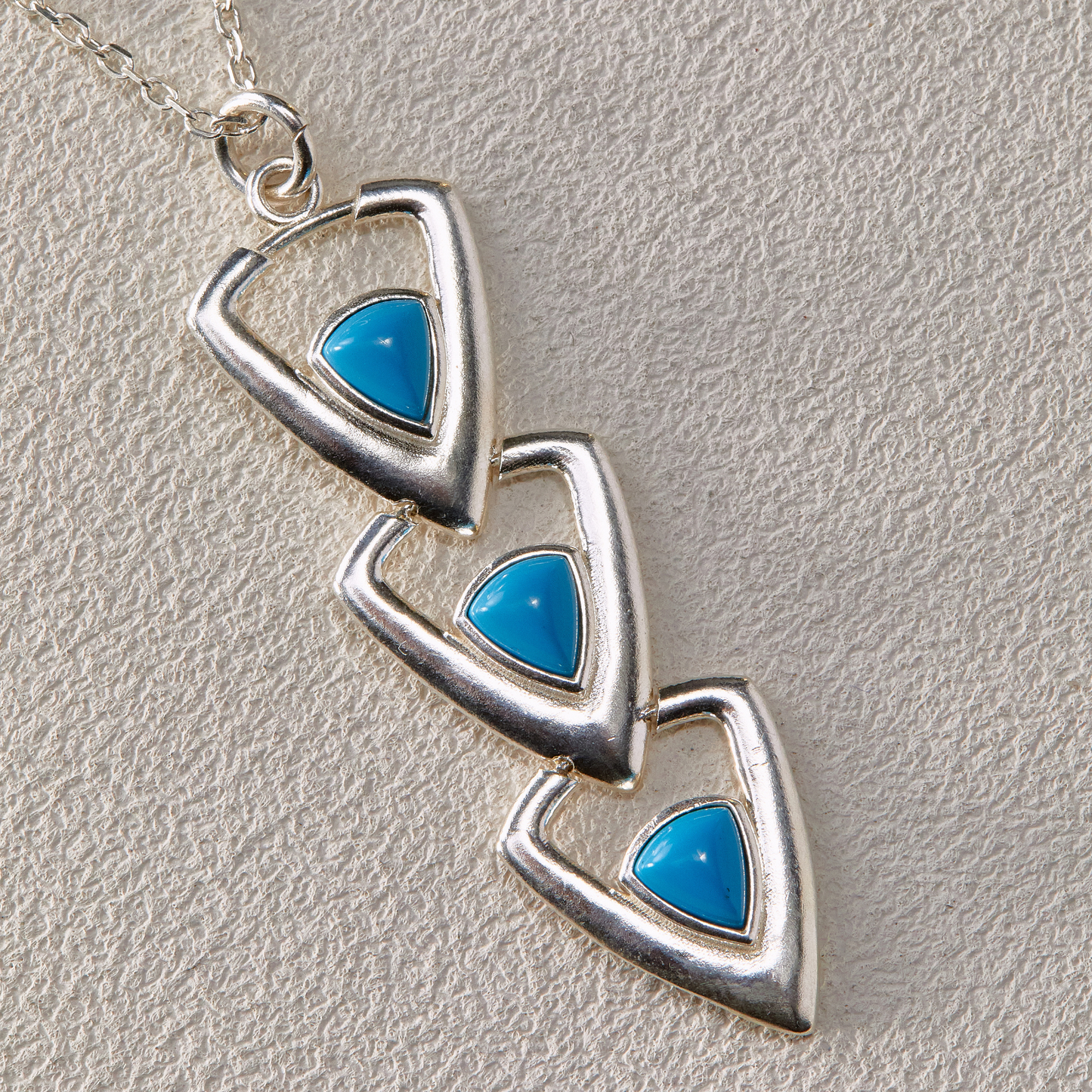 Triangle Turquoise Necklace