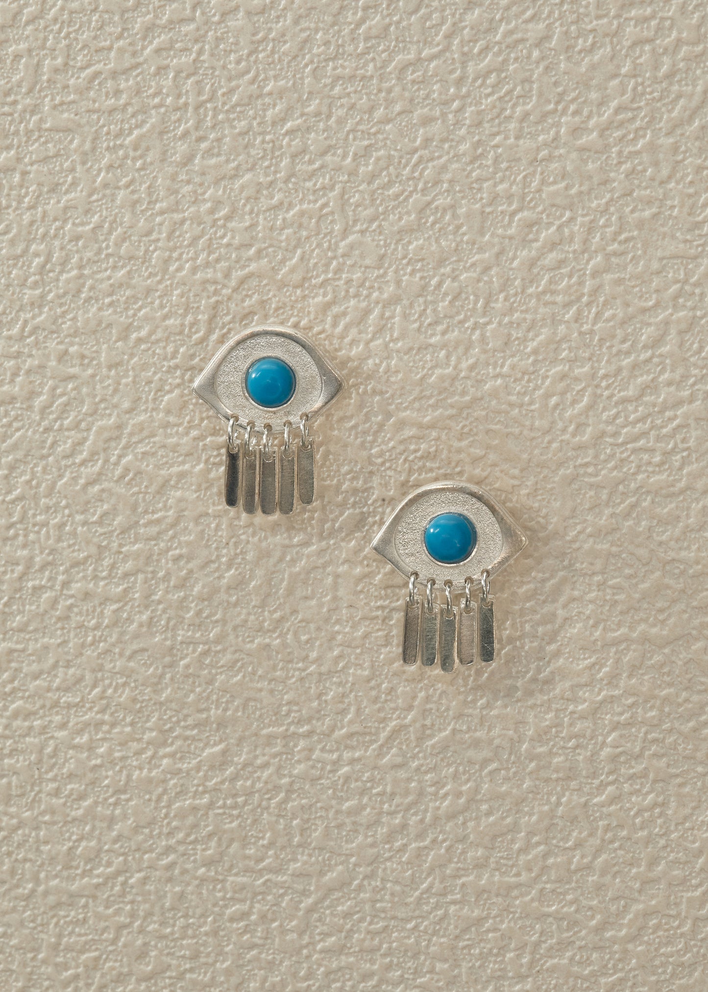 Turquoise Eye Stud Earrings