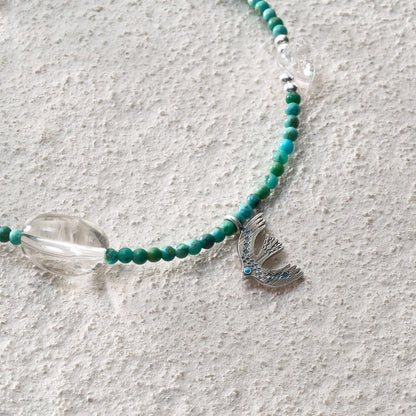 Lake Light Resting Bird Bracelet