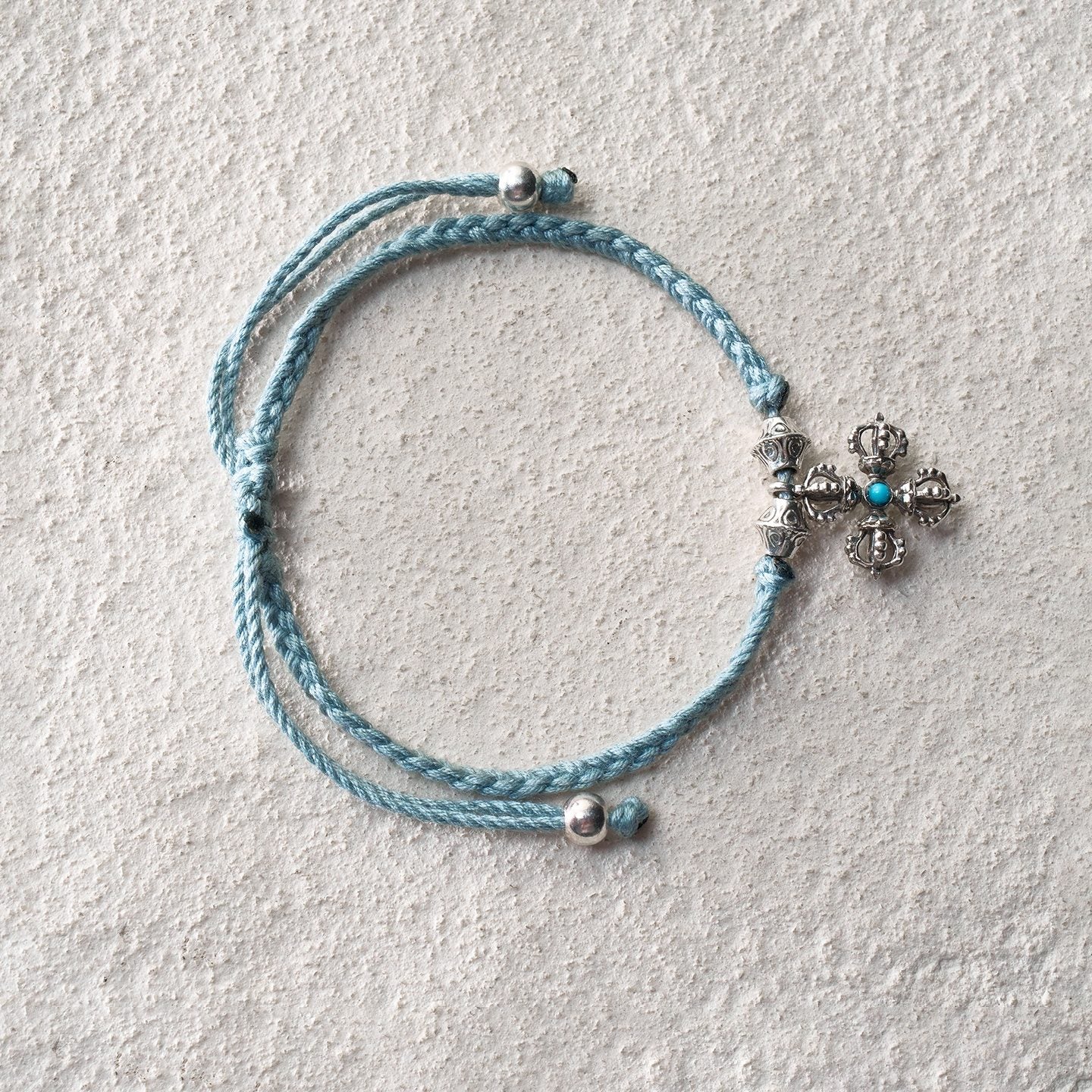 Cross Vajra Guardian Cord Bracelet