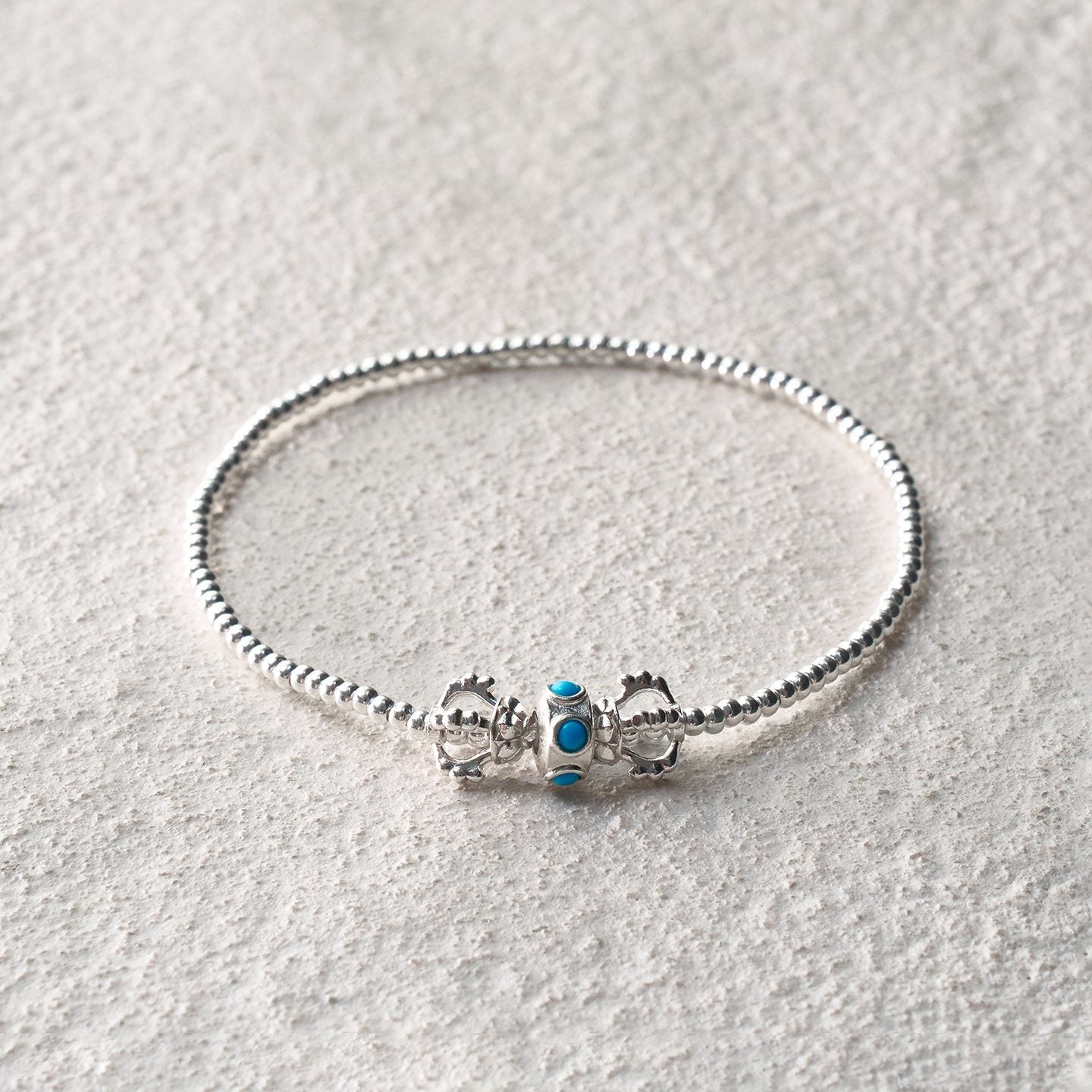 Vajra Prayer Wheel Bracelet