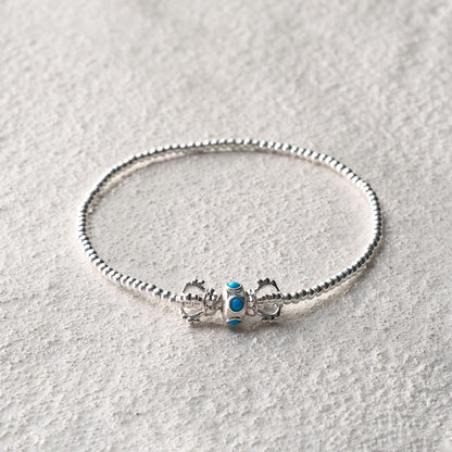 Vajra Prayer Wheel Bracelet