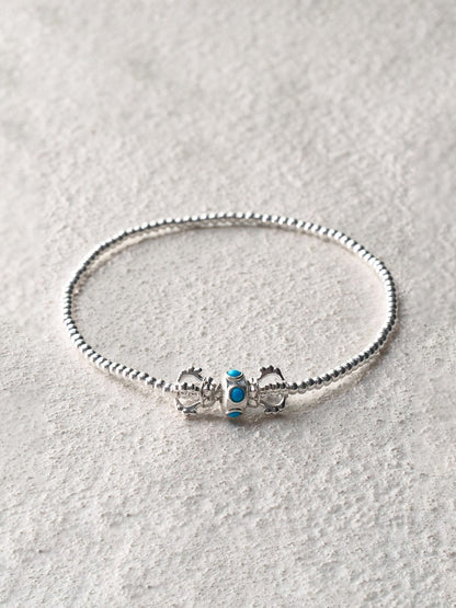 Vajra Prayer Wheel Bracelet