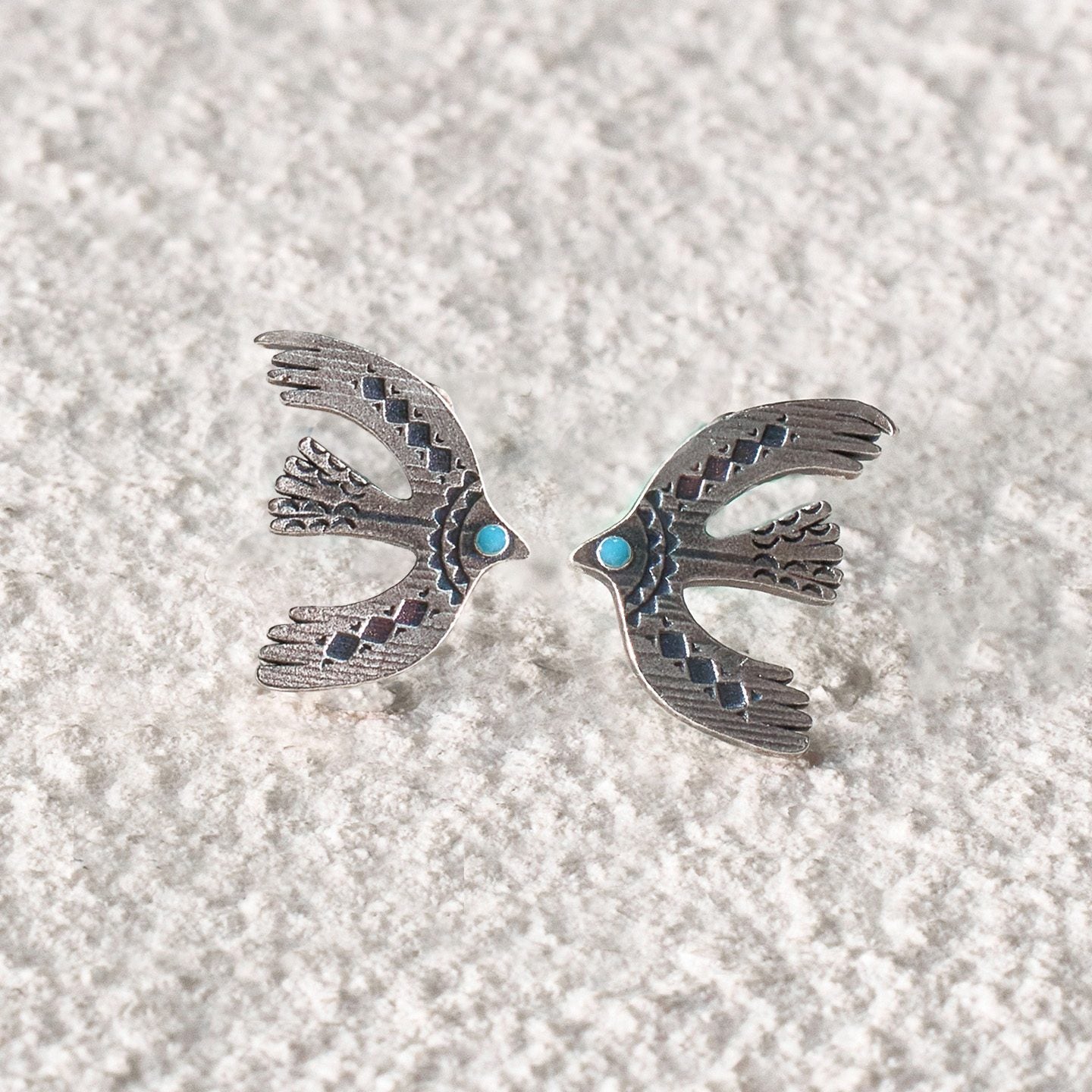 Silent Thunder Stud Earrings
