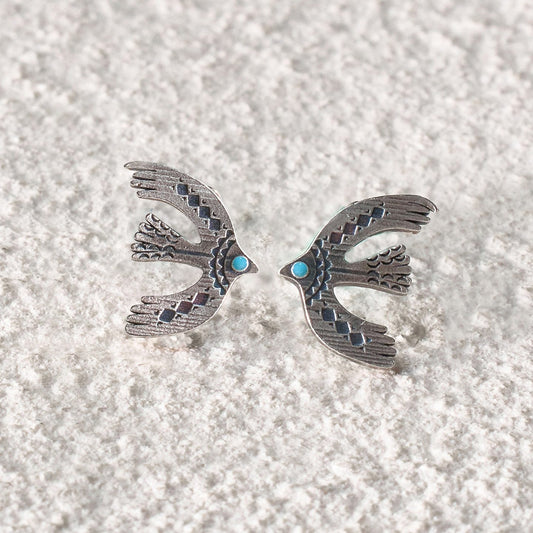 Silent Thunder Stud Earrings