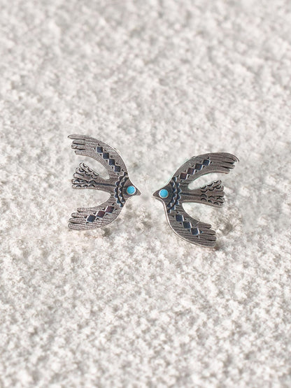 Silent Thunder Stud Earrings