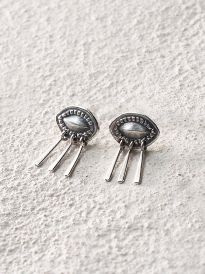 Lash Feather Stud Earrings S