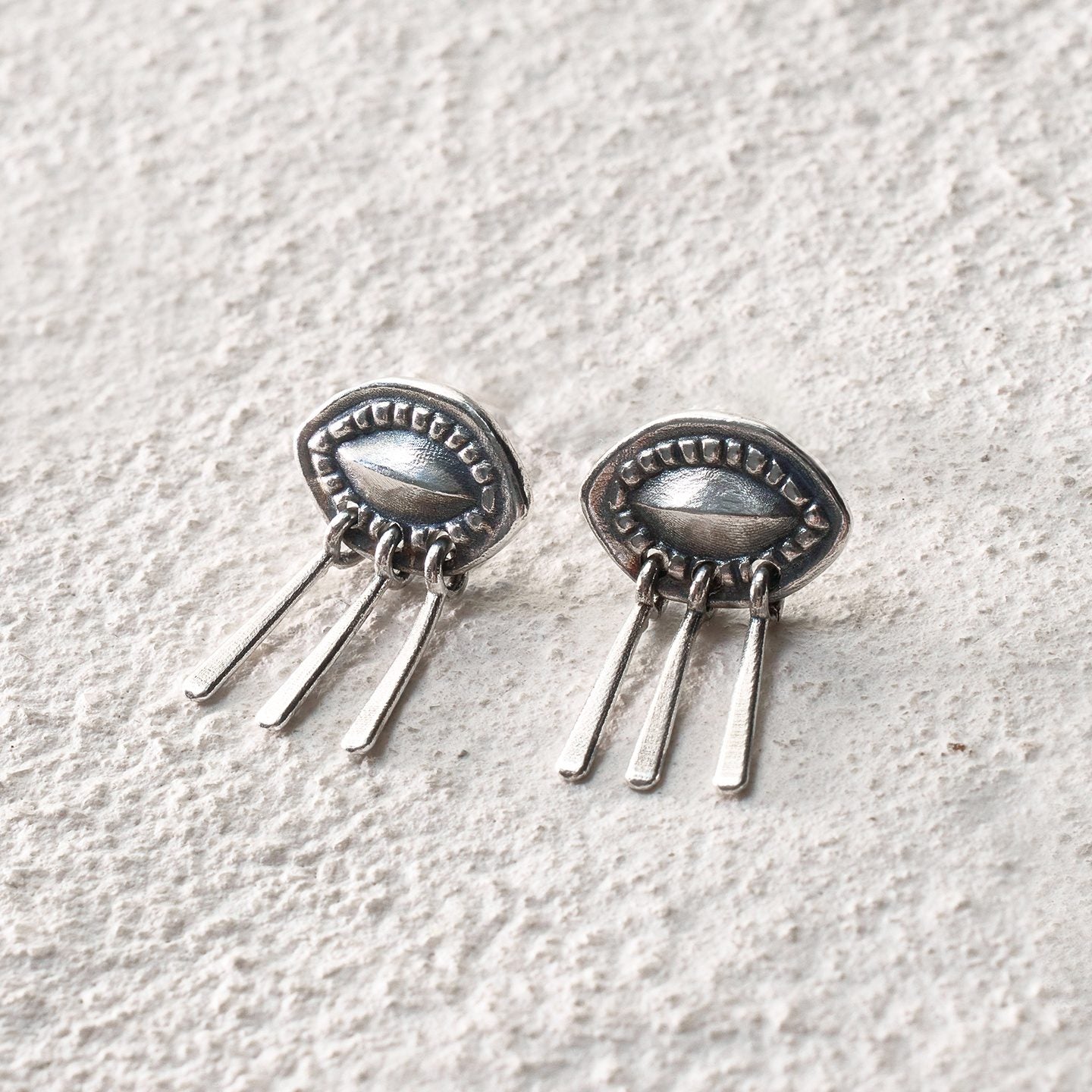 Lash Feather Stud Earrings S
