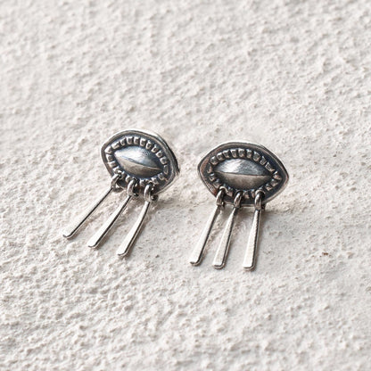 Lash Feather Stud Earrings S