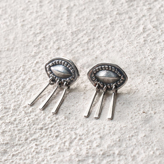 Lash Feather Stud Earrings S