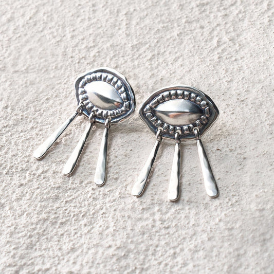 Lash Feather Stud Earrings L