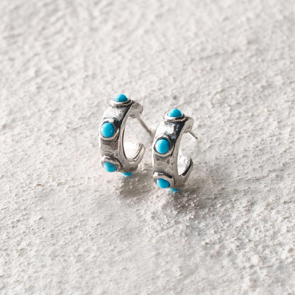 Small Round Stud Earrings