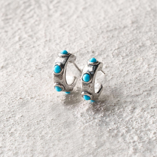 Small Round Stud Earrings