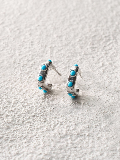 Small Square Stud Earrings