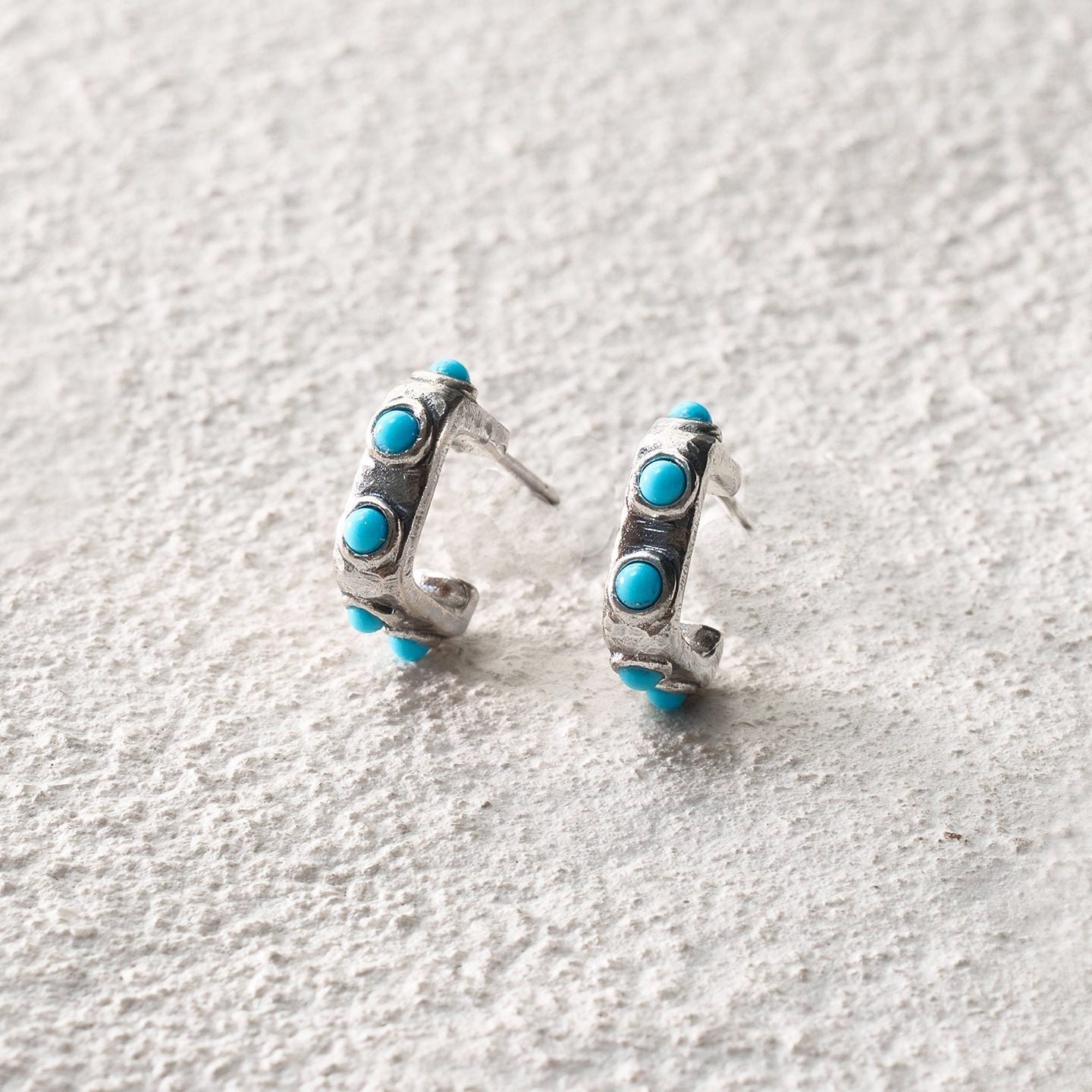 Small Square Stud Earrings