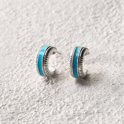 Vintage Small Round Stud Earrings
