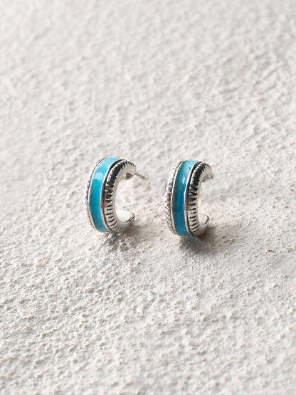 Vintage Small Round Stud Earrings