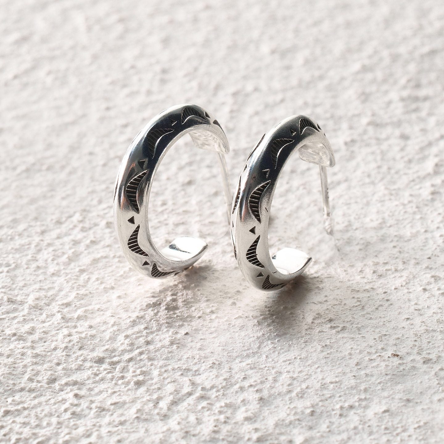 Totem Hoop Earrings Medium