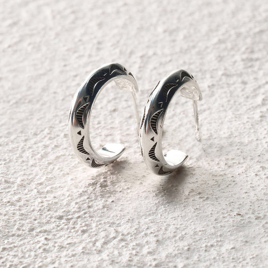Totem Hoop Earrings Medium