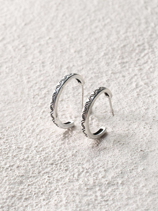 Totem Hoop Earrings Small