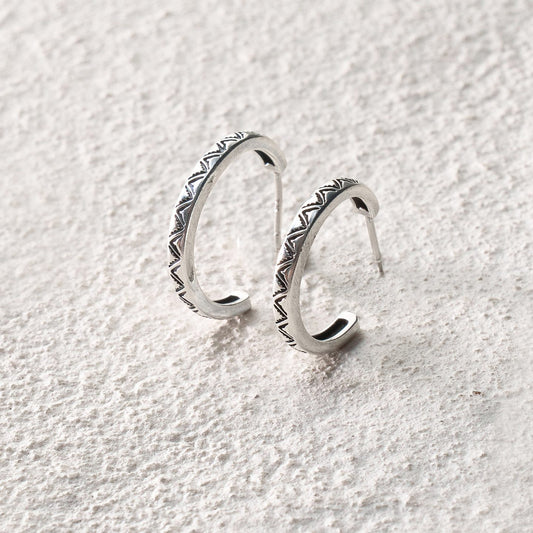 Totem Hoop Earrings Small