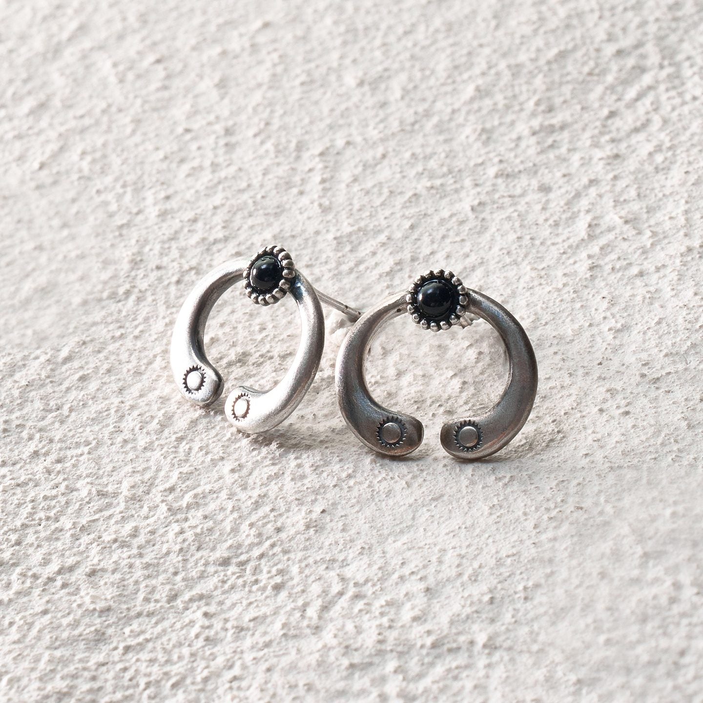Twin Guardians Stud Earrings