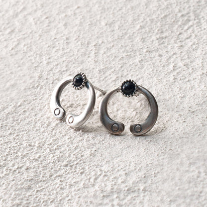 Twin Guardians Stud Earrings