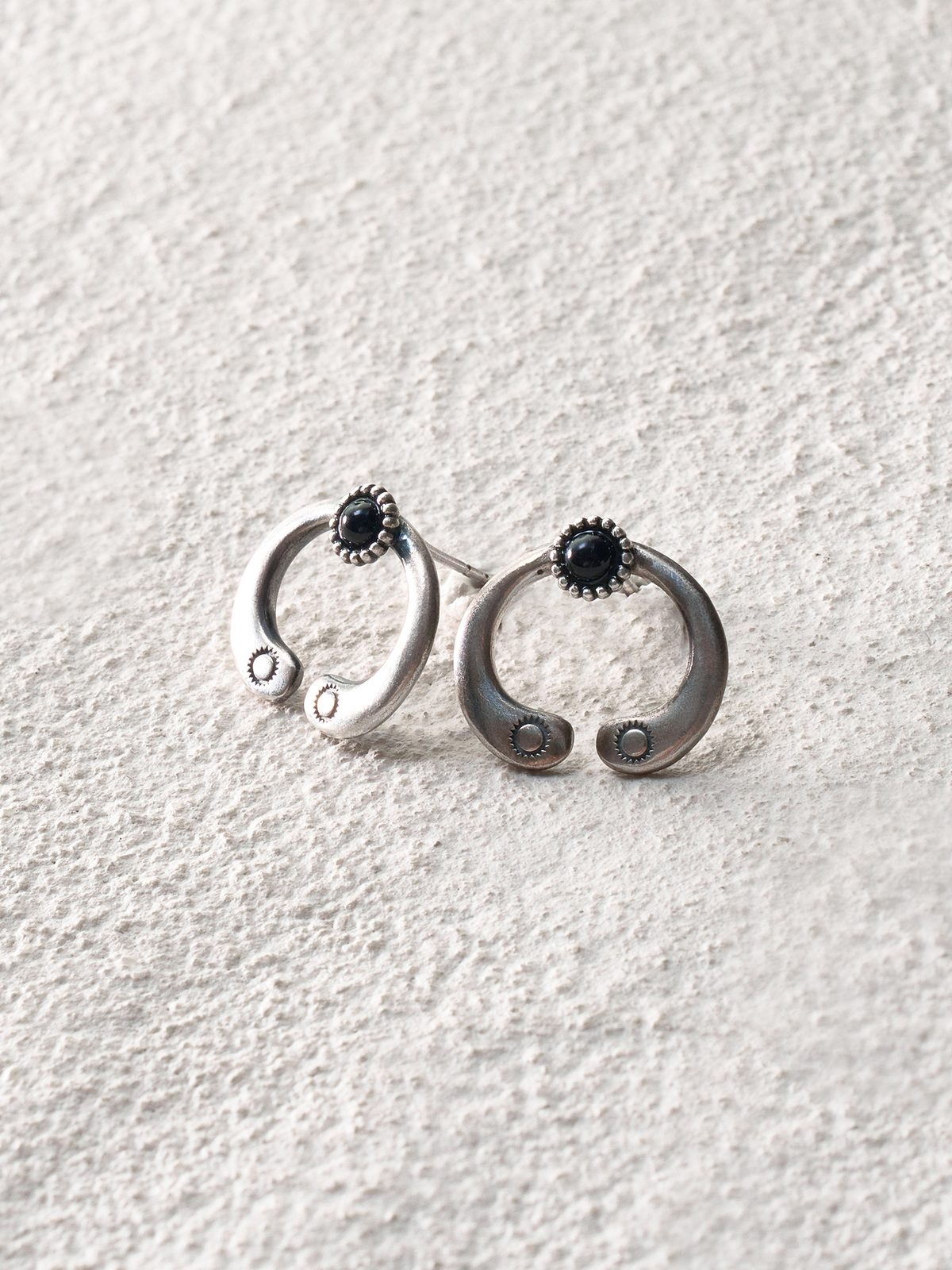 Twin Guardians Stud Earrings