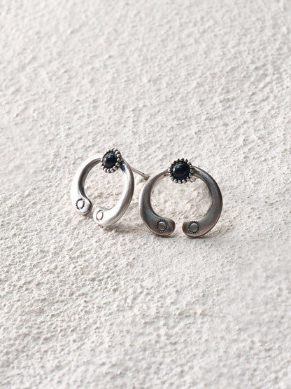 Twin Guardians Stud Earrings