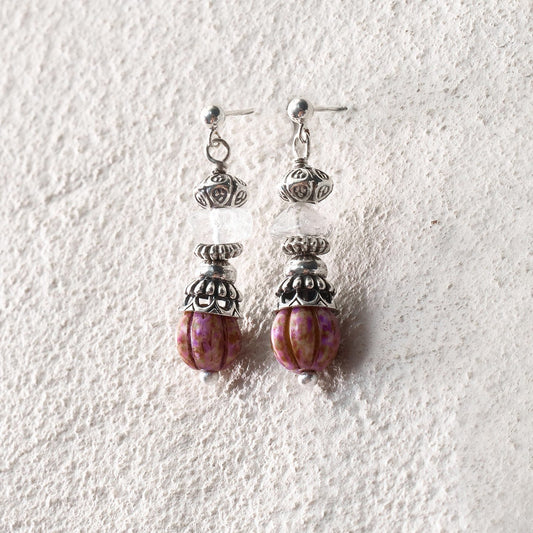 Ancient Bead Drop Earrings
