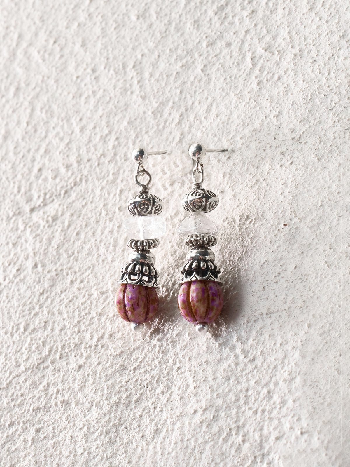 Ancient Bead Drop Earrings